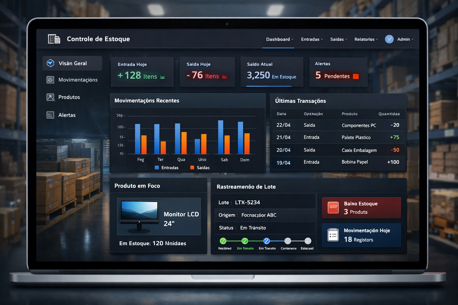 Sistema de Controle de Estoque